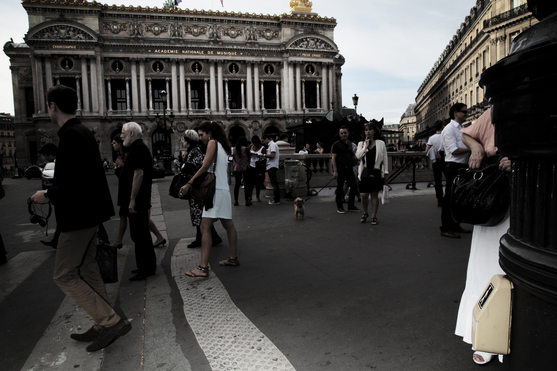 Bouton poussoir aveugles, place et traversée