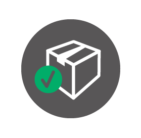 Icon box Icon d'un colis prêt à être expédié