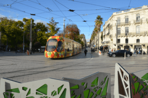 Tramway de Montpellier en circulation