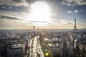 Vue aérienne de Paris