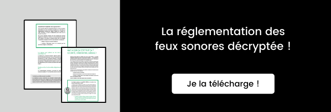 La réglementation des feux sonores décryptée, téléchargez-la !